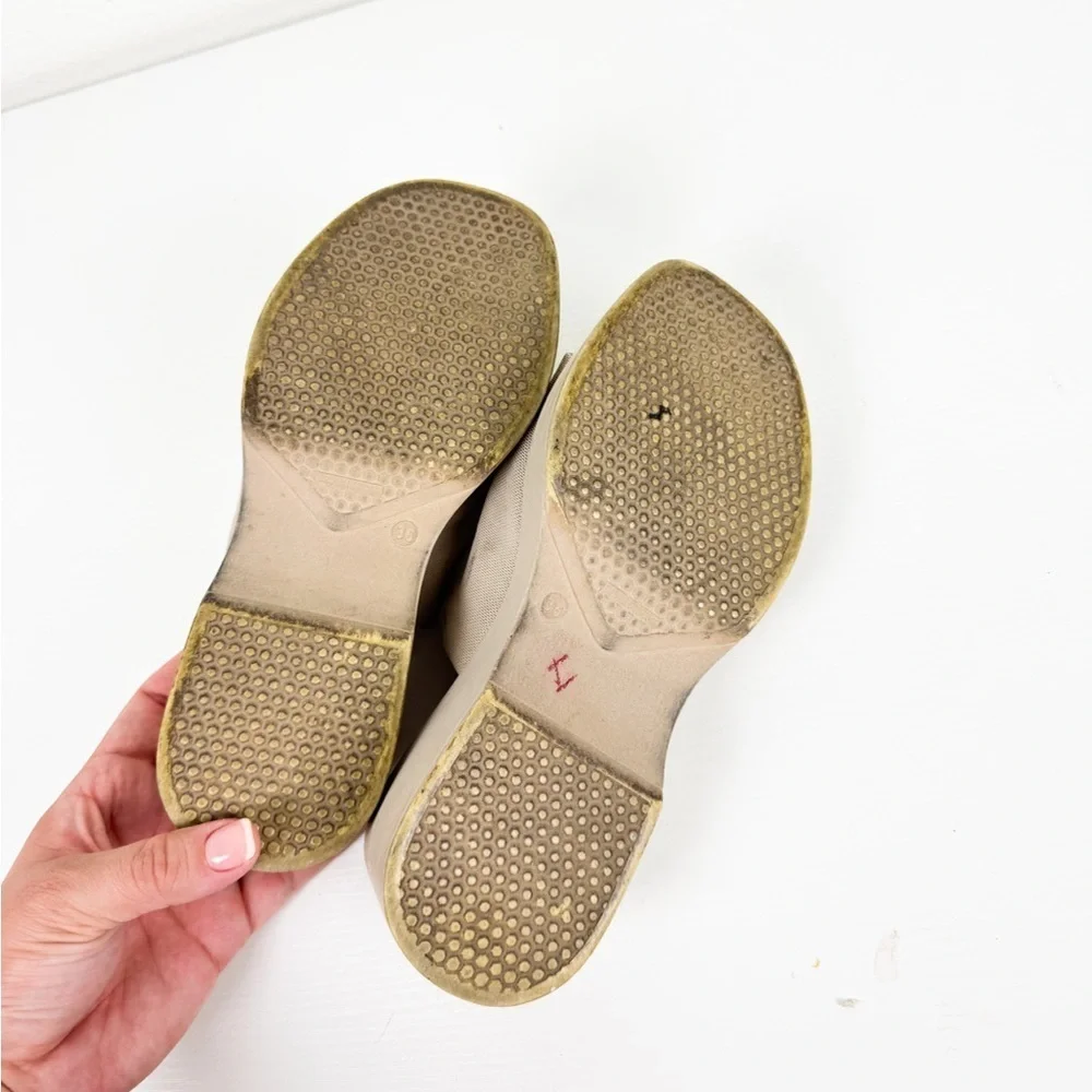 Steve Madden Slinky 30 Womens Slip On Open-Toe Platform Sandals Beige Cream Tan - Picture 5 of 7